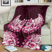 New Zealand Ta Moko Blanket Aotearoa Maori Chest Tattoo Pink LT14 - Polynesian Pride