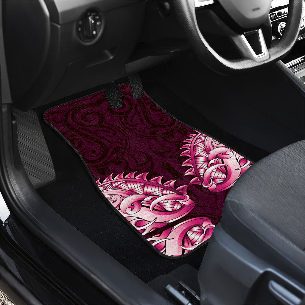 New Zealand Ta Moko Car Mats Aotearoa Maori Chest Tattoo Pink LT14 - Polynesian Pride
