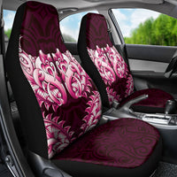 New Zealand Ta Moko Car Seat Cover Aotearoa Maori Chest Tattoo Pink LT14 - Polynesian Pride
