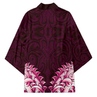 New Zealand Ta Moko Kimono Aotearoa Maori Chest Tattoo Pink LT14 - Polynesian Pride