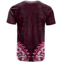 New Zealand Ta Moko T Shirt Aotearoa Maori Chest Tattoo Pink LT14 - Polynesian Pride