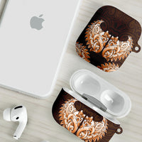 New Zealand Ta Moko AirPods Case Aotearoa Maori Chest Tattoo Orange LT14 - Polynesian Pride