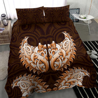 New Zealand Ta Moko Bedding Set Aotearoa Maori Chest Tattoo Orange LT14 - Polynesian Pride