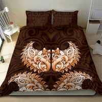New Zealand Ta Moko Bedding Set Aotearoa Maori Chest Tattoo Orange LT14 - Polynesian Pride