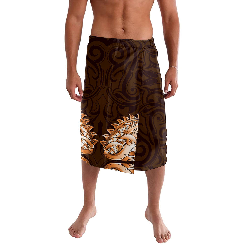New Zealand Ta Moko Lavalava Aotearoa Maori Chest Tattoo Orange LT14 Orange - Polynesian Pride