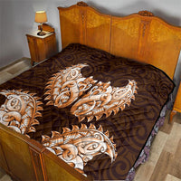 New Zealand Ta Moko Quilt Aotearoa Maori Chest Tattoo Orange LT14 - Polynesian Pride