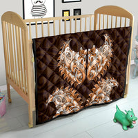 New Zealand Ta Moko Quilt Aotearoa Maori Chest Tattoo Orange LT14 - Polynesian Pride