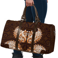 New Zealand Ta Moko Travel Bag Aotearoa Maori Chest Tattoo Orange LT14 - Polynesian Pride