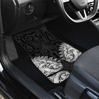 New Zealand Ta Moko Car Mats Aotearoa Maori Chest Tattoo Black LT14 - Polynesian Pride