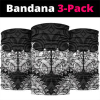 New Zealand Ta Moko Neck Gaiter Aotearoa Maori Chest Tattoo Black LT14 package One Size: 25*50cm Black - Polynesian Pride