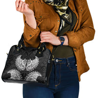 New Zealand Ta Moko Shoulder Handbag Aotearoa Maori Chest Tattoo Black LT14 - Polynesian Pride