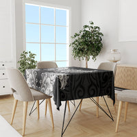 New Zealand Ta Moko Tablecloth Aotearoa Maori Chest Tattoo Black LT14 - Polynesian Pride