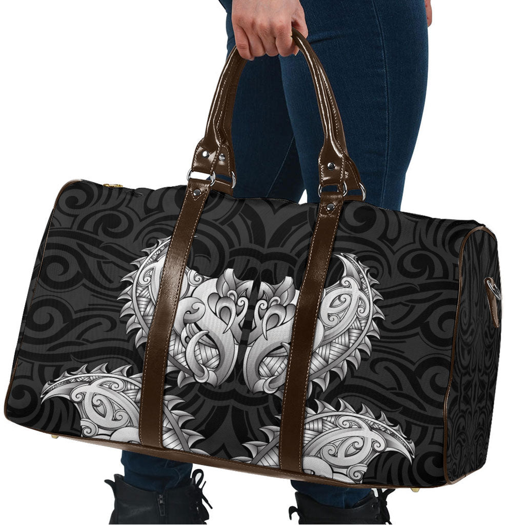 New Zealand Ta Moko Travel Bag Aotearoa Maori Chest Tattoo Black LT14 - Polynesian Pride