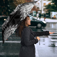 New Zealand Ta Moko Umbrella Aotearoa Maori Chest Tattoo Black LT14 - Polynesian Pride