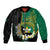 Personalised PNG Enga Provins Bomber Jacket Papua New Guinea Plumeria Melanesian Pattern - Polynesian Pride