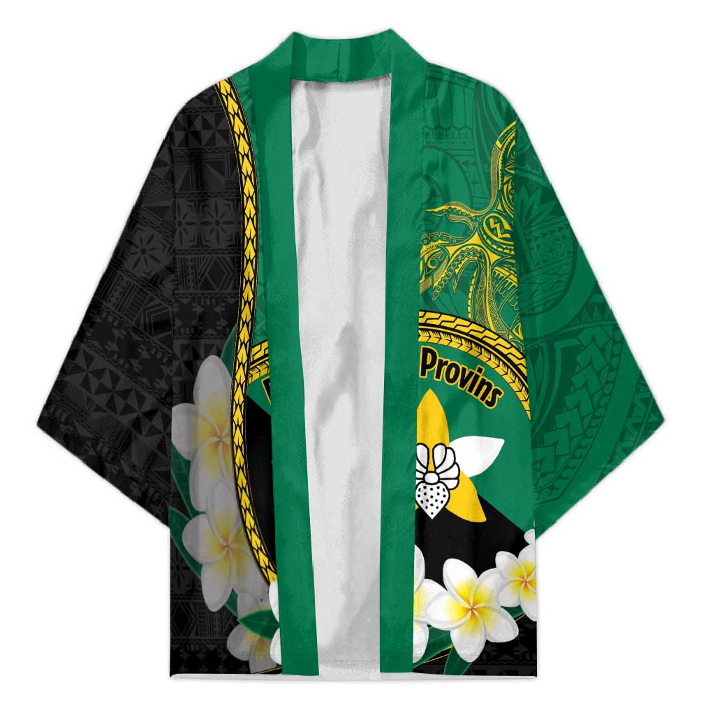 Personalised PNG Enga Provins Kimono Papua New Guinea Plumeria Melanesian Pattern - Polynesian Pride
