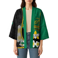 Personalised PNG Enga Provins Kimono Papua New Guinea Plumeria Melanesian Pattern - Polynesian Pride
