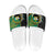 Personalised PNG Enga Provins Slide Sandals Papua New Guinea Plumeria Melanesian Pattern - Polynesian Pride