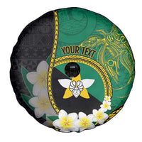 Personalised PNG Enga Provins Spare Tire Cover Papua New Guinea Plumeria Melanesian Pattern - Polynesian Pride