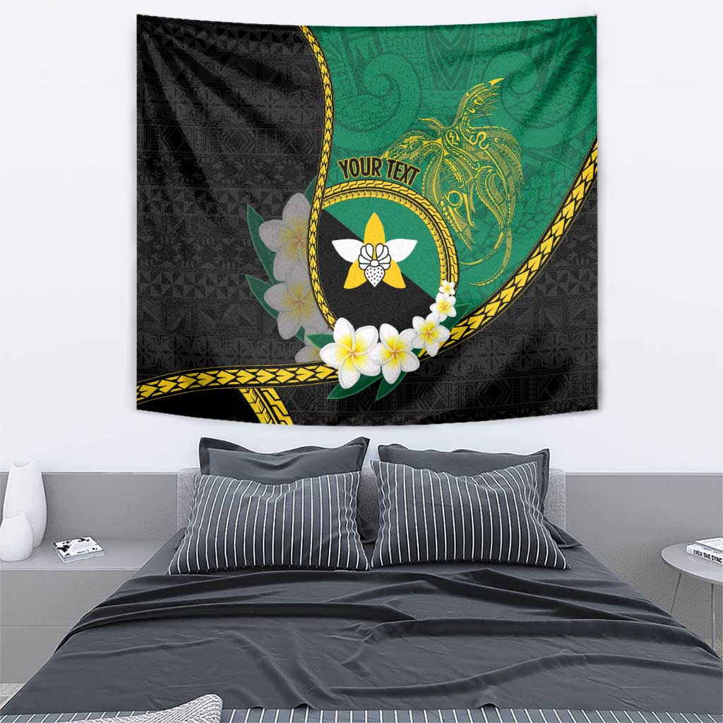 Personalised PNG Enga Provins Tapestry Papua New Guinea Plumeria Melanesian Pattern LT14 - Polynesian Pride