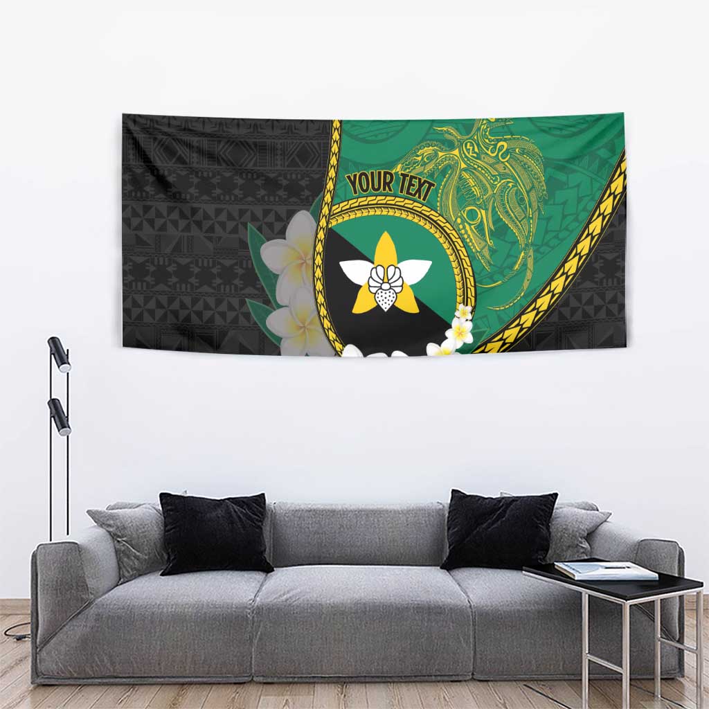 Personalised PNG Enga Provins Tapestry Papua New Guinea Plumeria Melanesian Pattern LT14 - Polynesian Pride