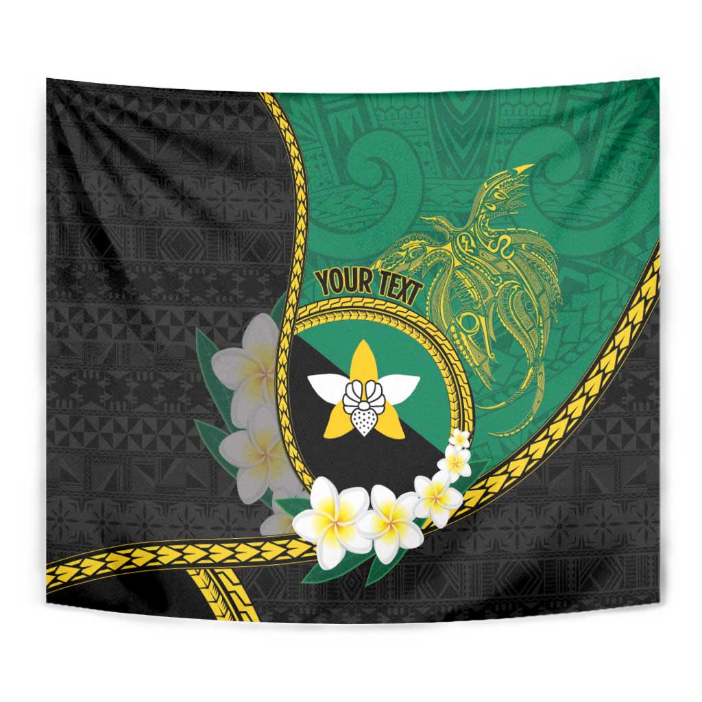 Personalised PNG Enga Provins Tapestry Papua New Guinea Plumeria Melanesian Pattern LT14 - Polynesian Pride