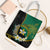 Personalised PNG Enga Provins Tote Bag Papua New Guinea Plumeria Melanesian Pattern - Polynesian Pride