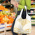 Gold White New Zealand Manta Ray Grocery Bag Aotearoa Maori Haehae - Polynesian Pride
