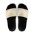 Gold White New Zealand Manta Ray Slide Sandals Aotearoa Maori Haehae - Polynesian Pride