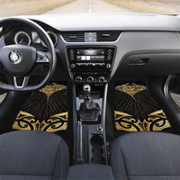 Gold Black New Zealand Manta Ray Car Mats Aotearoa Maori Haehae - Polynesian Pride
