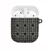 Eleele Hawaii Iwa Bird Palaka Motifs AirPods Case LT14 Black - Polynesian Pride