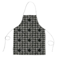 Eleele Hawaii Iwa Bird Palaka Motifs Apron LT14 Black - Polynesian Pride