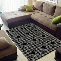 Eleele Hawaii Iwa Bird Palaka Motifs Area Rug LT14 - Polynesian Pride