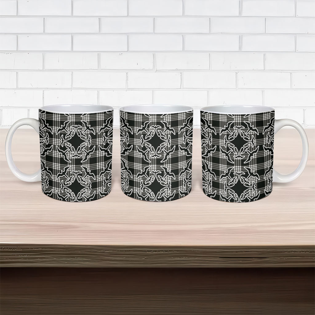 Eleele Hawaii Iwa Bird Palaka Motifs Ceramic Mug LT14 - Polynesian Pride