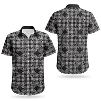 Eleele Hawaii Iwa Bird Palaka Motifs Couples Matching Tank Maxi Dress and Hawaiian Shirt LT14 - Polynesian Pride
