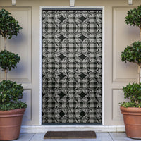 Eleele Hawaii Iwa Bird Palaka Motifs Door Cover LT14 Black - Polynesian Pride
