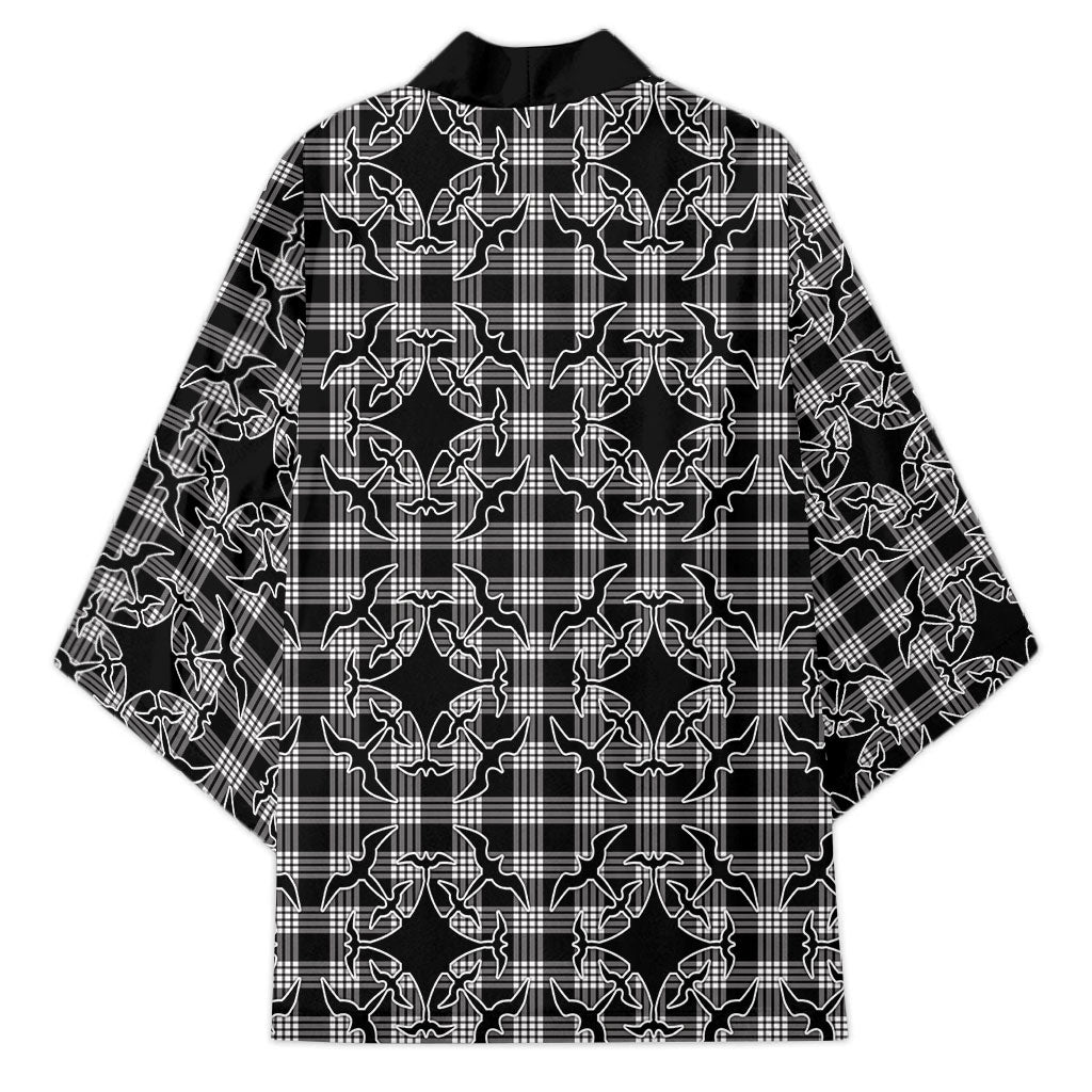 Eleele Hawaii Iwa Bird Palaka Motifs Kimono LT14 - Polynesian Pride
