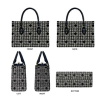 Eleele Hawaii Iwa Bird Palaka Motifs Leather Bag LT14 - Polynesian Pride
