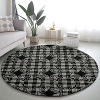 Eleele Hawaii Iwa Bird Palaka Motifs Round Carpet LT14 - Polynesian Pride
