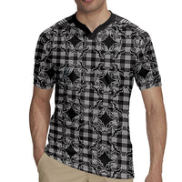 Eleele Hawaii Iwa Bird Palaka Motifs Rugby Jersey LT14 - Polynesian Pride