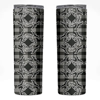 Eleele Hawaii Iwa Bird Palaka Motifs Skinny Tumbler LT14 Black - Polynesian Pride