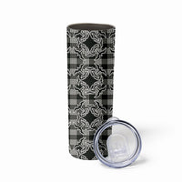 Eleele Hawaii Iwa Bird Palaka Motifs Skinny Tumbler LT14 - Polynesian Pride