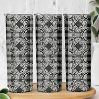 Eleele Hawaii Iwa Bird Palaka Motifs Skinny Tumbler LT14 - Polynesian Pride