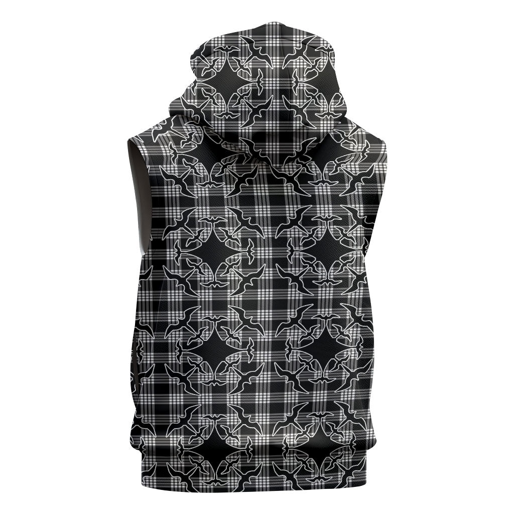Eleele Hawaii Iwa Bird Palaka Motifs Sleeveless Hoodie LT14 - Polynesian Pride