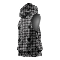 Eleele Hawaii Iwa Bird Palaka Motifs Sleeveless Hoodie LT14 - Polynesian Pride