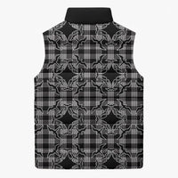 Eleele Hawaii Iwa Bird Palaka Motifs Sleeveless Puffer Jacket LT14 - Polynesian Pride