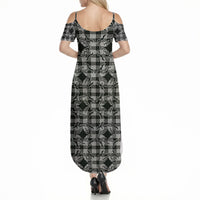 Eleele Hawaii Iwa Bird Palaka Motifs Summer Maxi Dress LT14 - Polynesian Pride