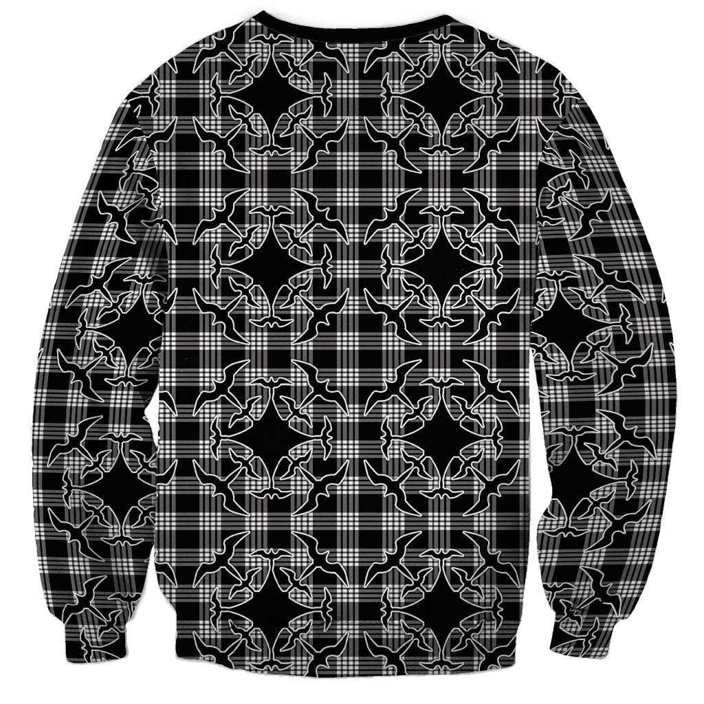 Eleele Hawaii Iwa Bird Palaka Motifs Sweatshirt LT14 - Polynesian Pride