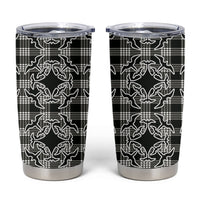 Eleele Hawaii Iwa Bird Palaka Motifs Tumbler Cup LT14 Black - Polynesian Pride
