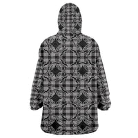 Eleele Hawaii Iwa Bird Palaka Motifs Wearable Blanket Hoodie LT14 - Polynesian Pride